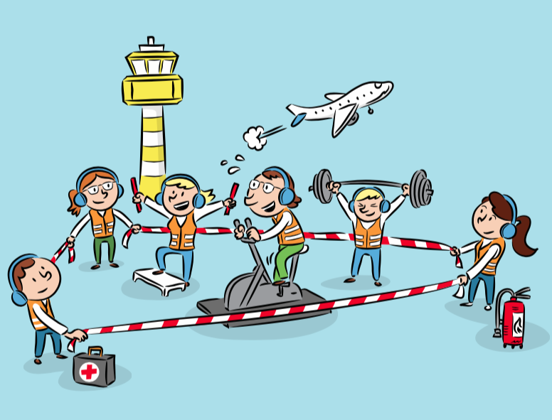 illustration-bildungskompass-airport-hamburg-gesundheit